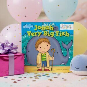 Jonah and the Very Big Fish 5 Minute Kids Bible Stories Board Book Religious